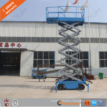 10m movable scissor lift platform/ hydraulic lift working model